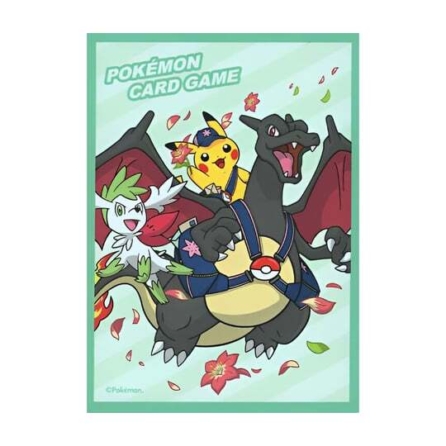 2021年4月-5月 ポケモンカード定期便 スリーブ【色違いリザードン & ピカチュウ & シェイミ】